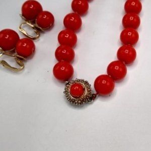 Vintage (2) Sets MCM “VOUGE" Glass BEADED EUC